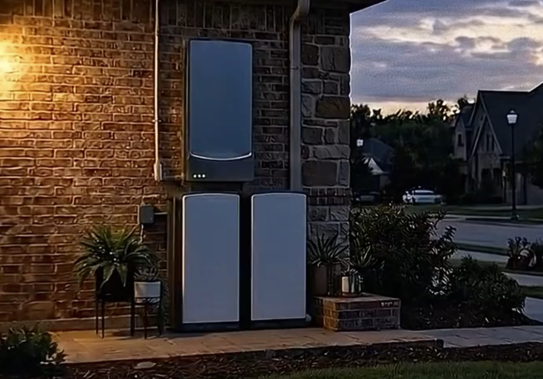 Installed home backup battery system